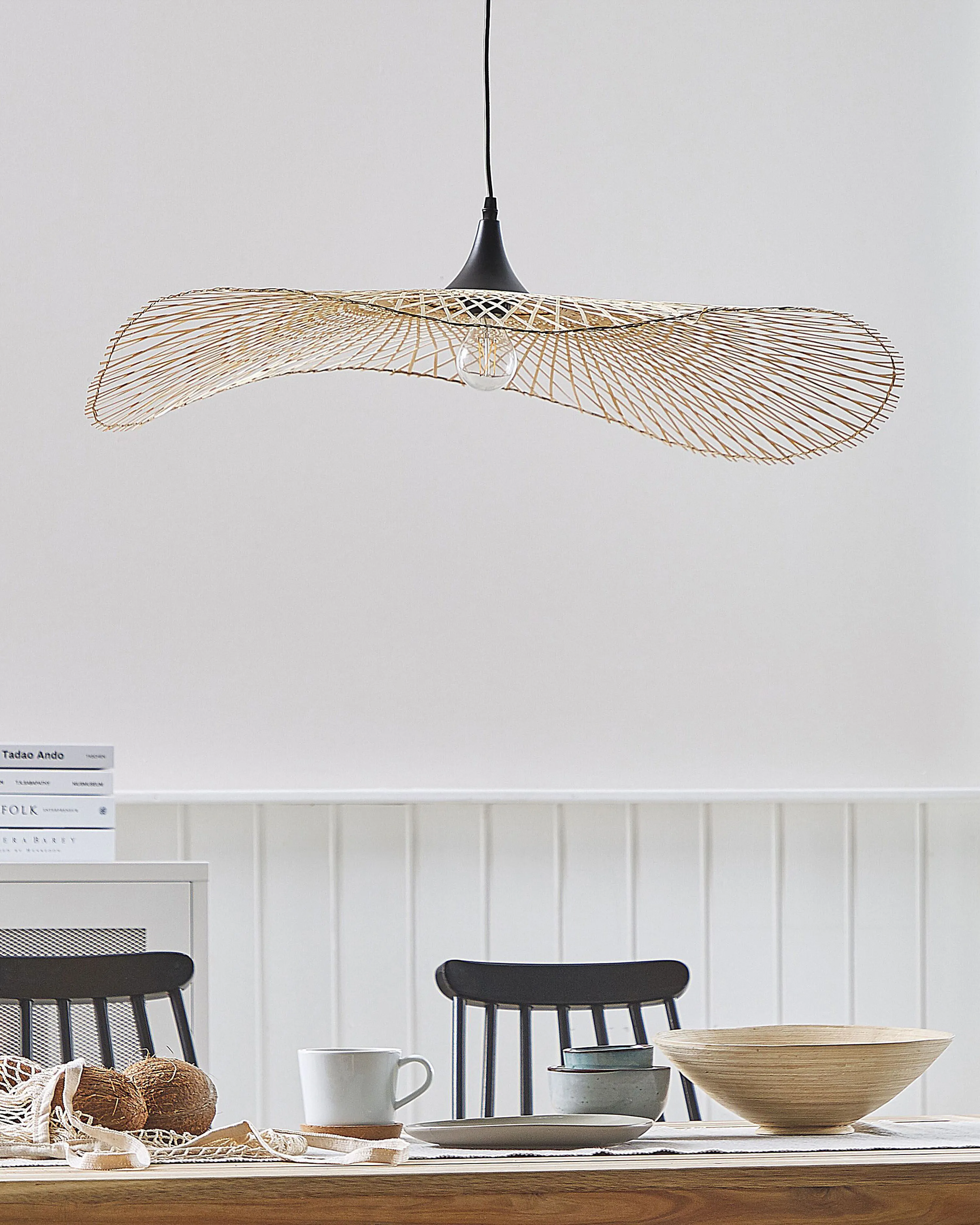 Hanglamp FLOYD Bamboehout Lichtbruin