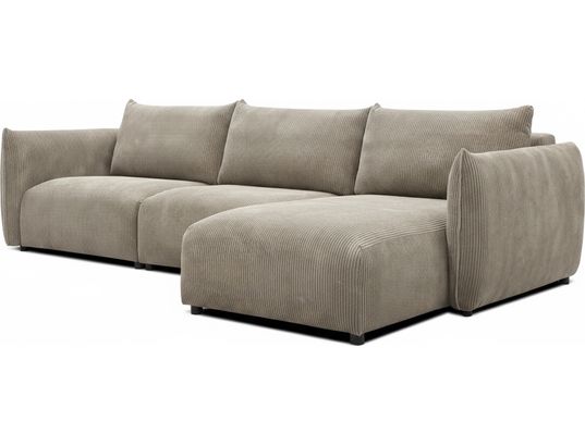CONCEPT1 - Canapé Farido angle droite 294 x 112/173 x 84 beige