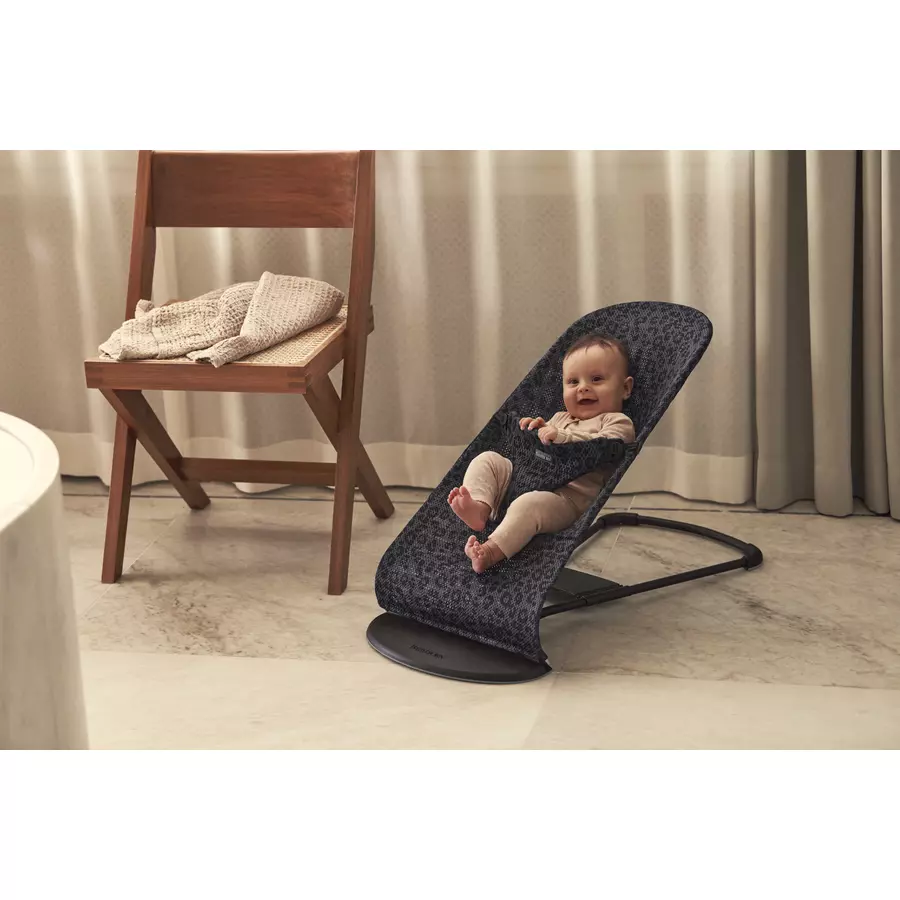 BABYBJÖRN Babywippe Bliss Mesh AnthrazitLeopard