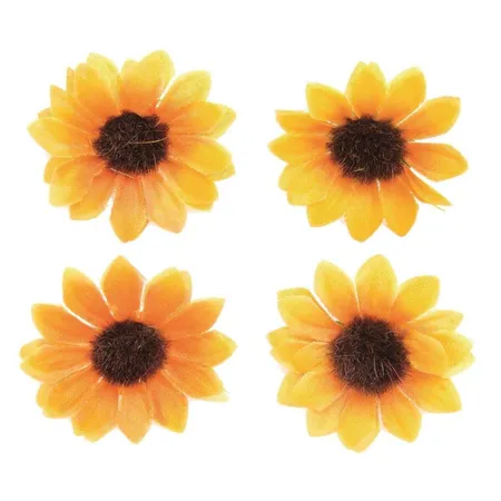 Glorex Sonnenblumenblüten, 15 Stück
