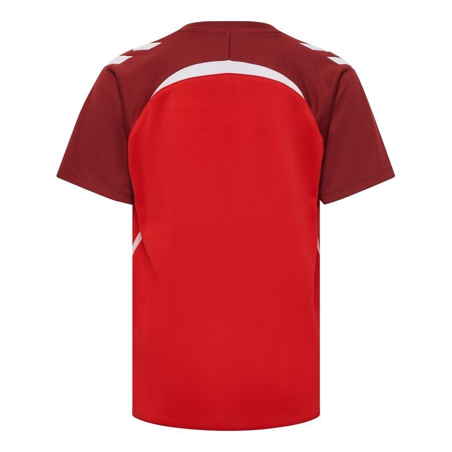 Hummel T-shirt d'Entraînement hmlLEAD 2.0 - Rouge/Bordeaux/Blanc Enfant