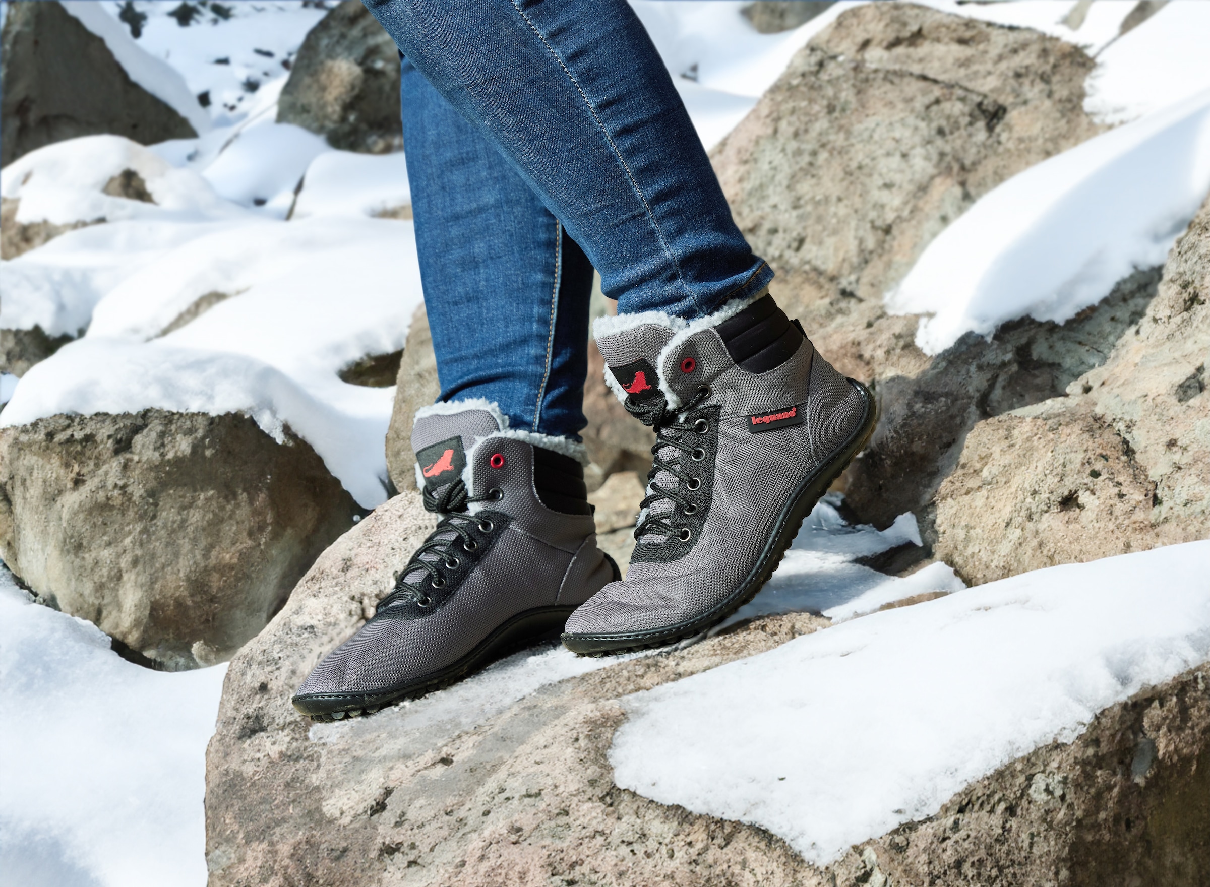 Leguano Barfussschuh »KOSMO«  , Bequemschuh, Schnürboots mit einzigartiger Halbkugel-Laufsohle