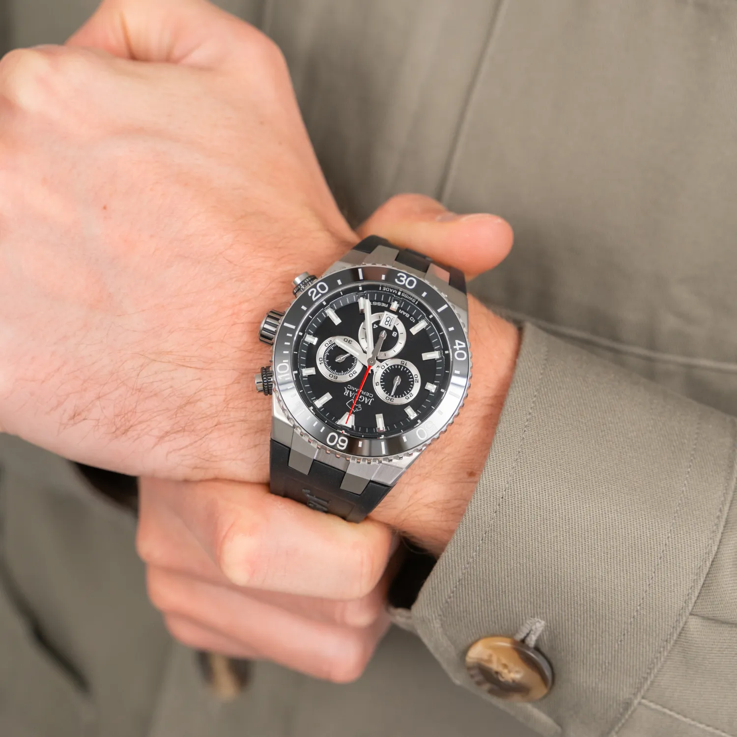 Jaguar Ceramic Chronograph J1021/3