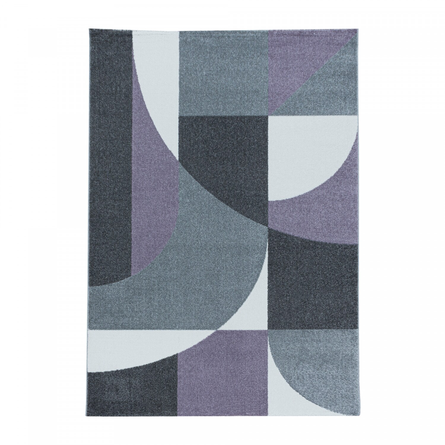 Modern Designer Kurzflor-Teppich - Geometrische Muster, Pflegeleicht, Ideal fürs Wohnzimmer