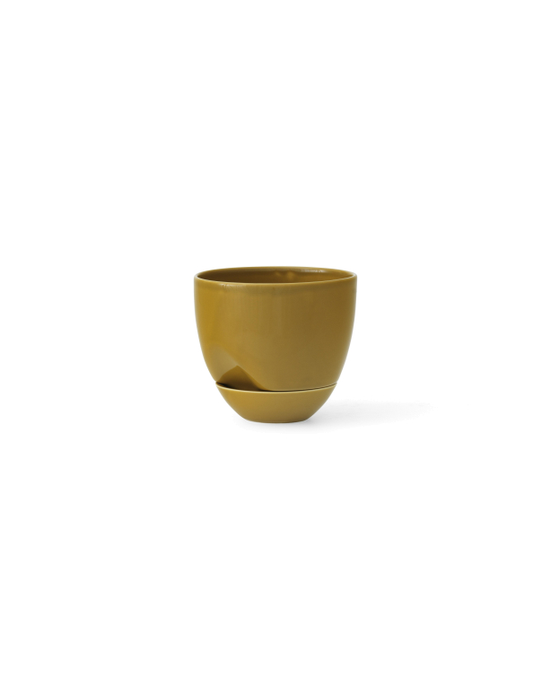 Audo Copenhagen Hydrous bloempot small Ø12 Ashen