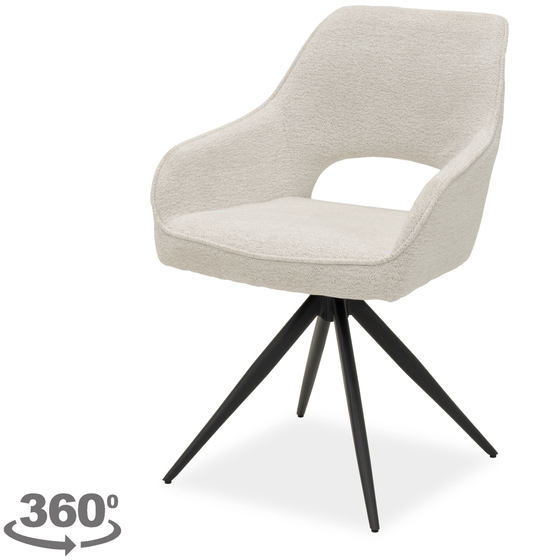 Eetkamerstoel Raven 22 Naturel Soren B60 x D59 x H91 cm