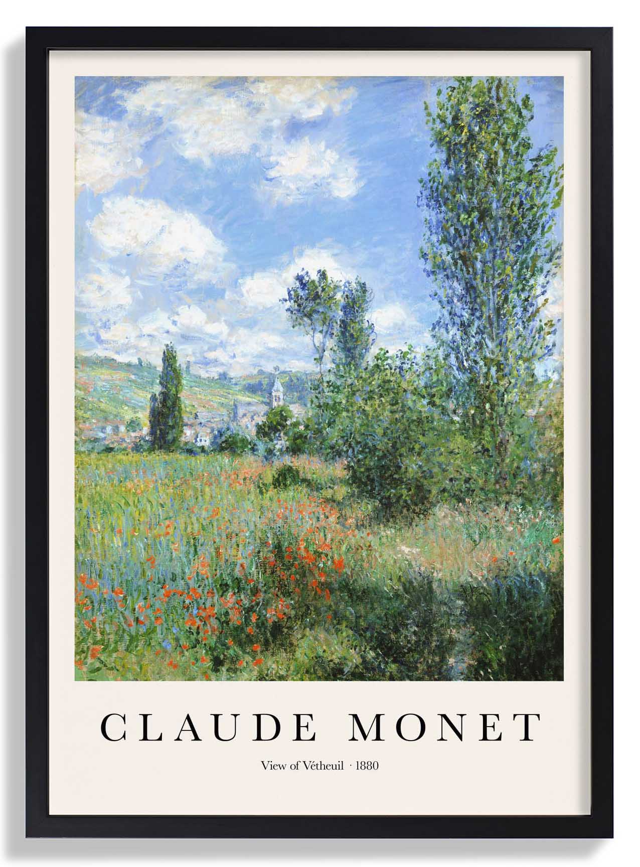 Ansicht von Vétheuil von Claude Monet
