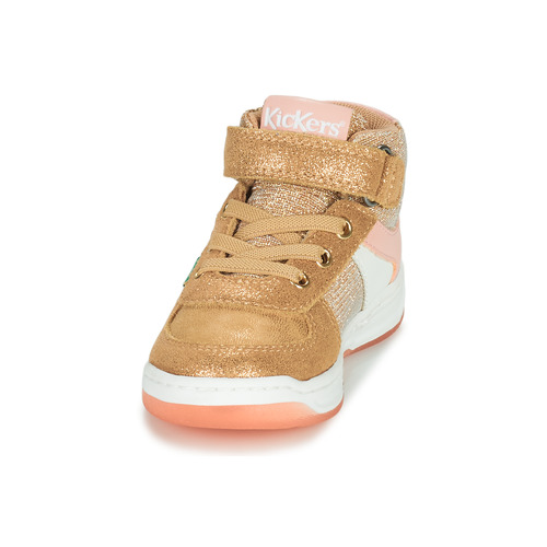 Kickers - KICKALIEN - Beige / Doré / Rose