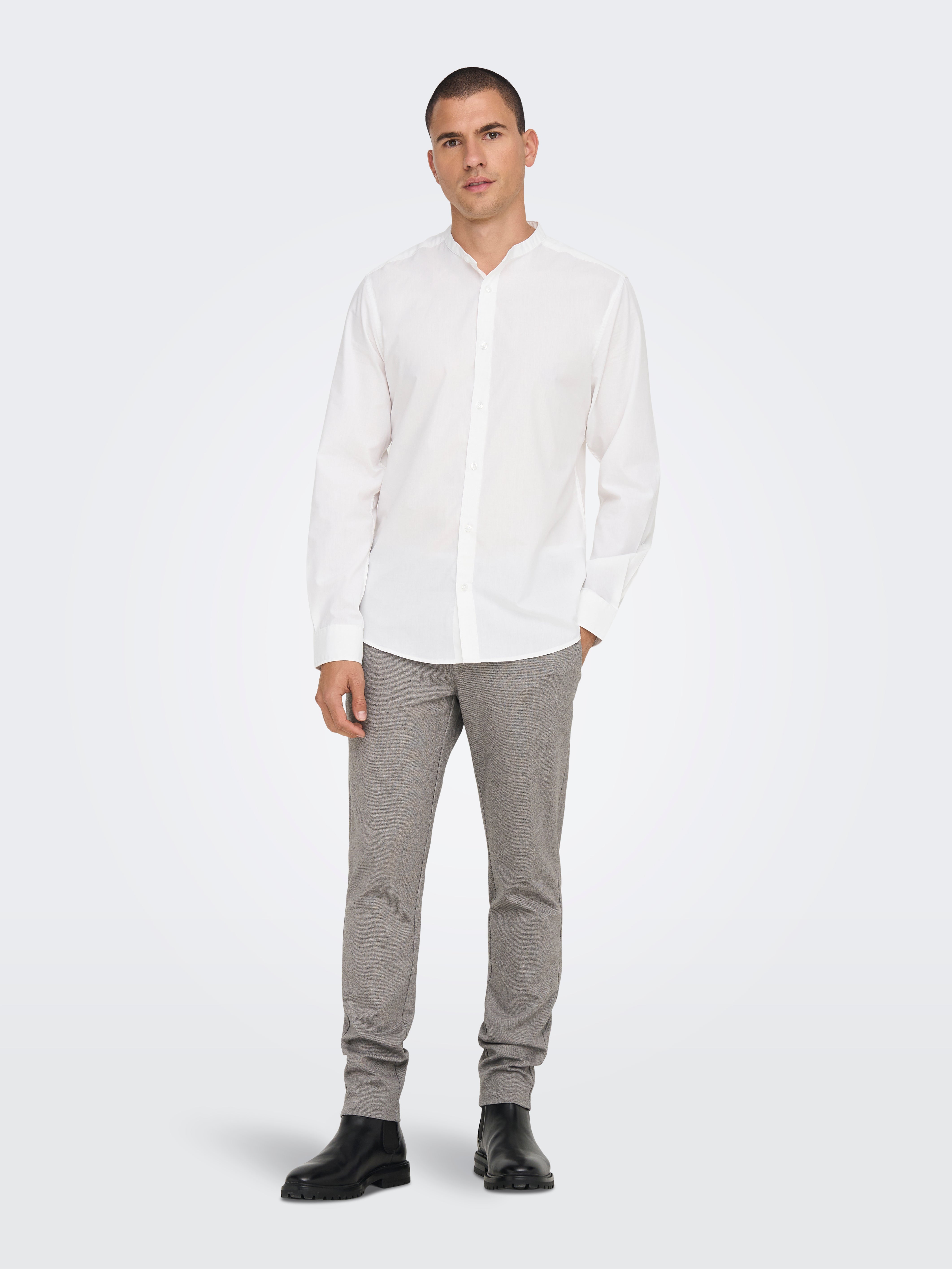 ONSSANE Popelin Hemd White