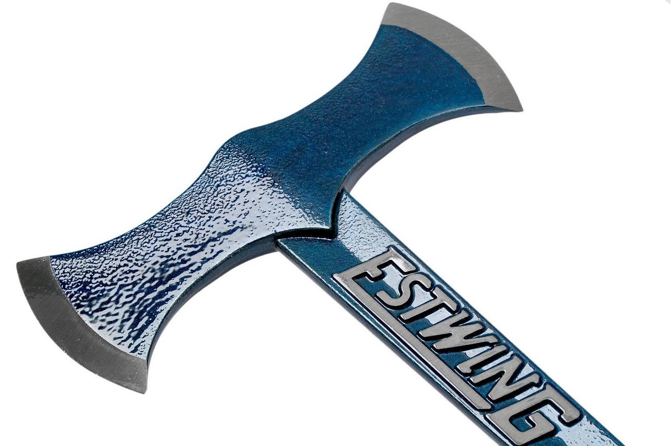 Estwing Black Eagle Double Bit werpbijl blauw EWE6-DBA met nylon foedraal