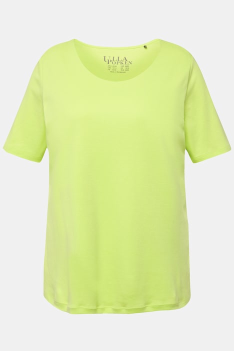 Shirt, doppellagige Vorderseite, Slim, Rundhals, Halbarm