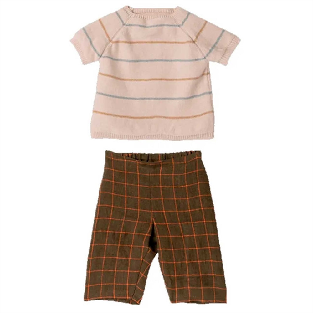 Kanin Dusty Blue Overall 64 cm - Maileg → Luksusbaby.dk
