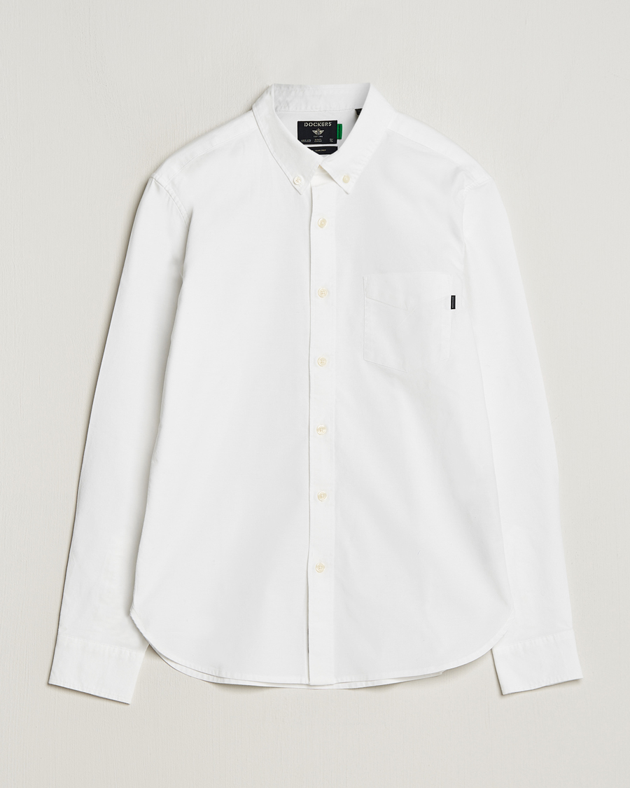 Dockers Cotton Stretch Oxford Shirt Paper White