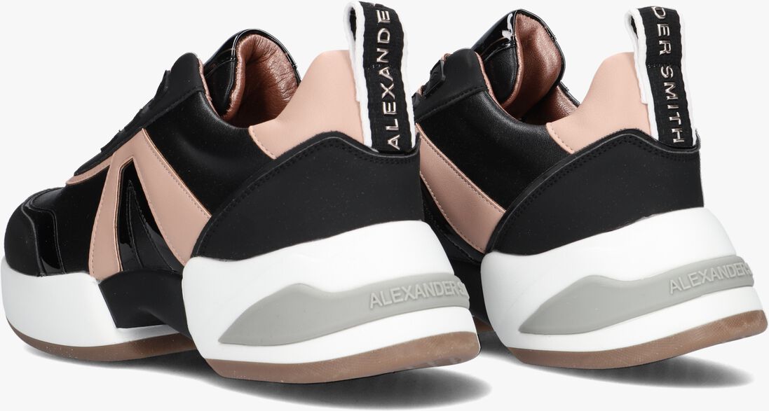 ALEXANDER SMITH zwarte alexander smith lage sneakers marble