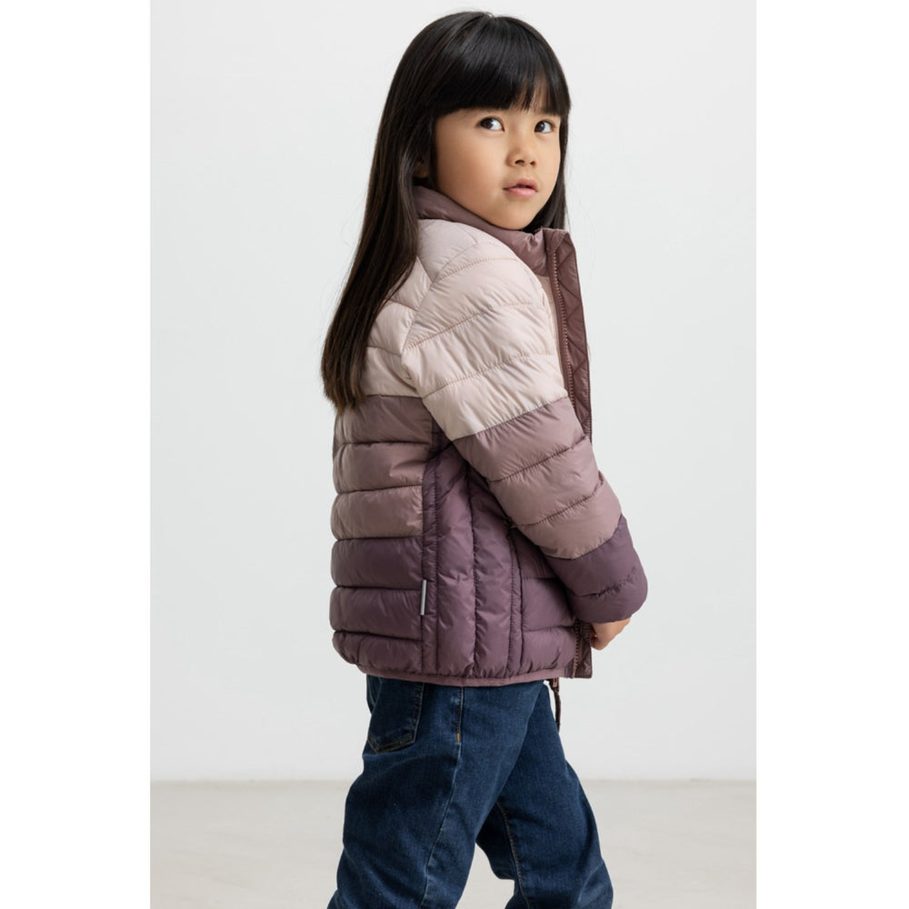 Køb MarMar Vegan Puffer Plum Shadow Block Owe Jakke