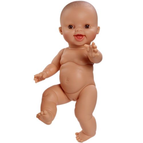 Paola reina babypop gordi meisje lachend - anik - 34 cm