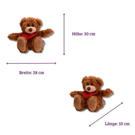welliebellies® Wärmekuscheltier Bär