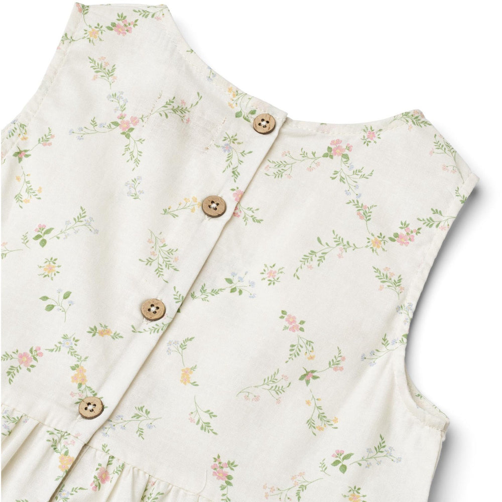 Køb Wheat Ivory Checked Flowers Kjole Luise