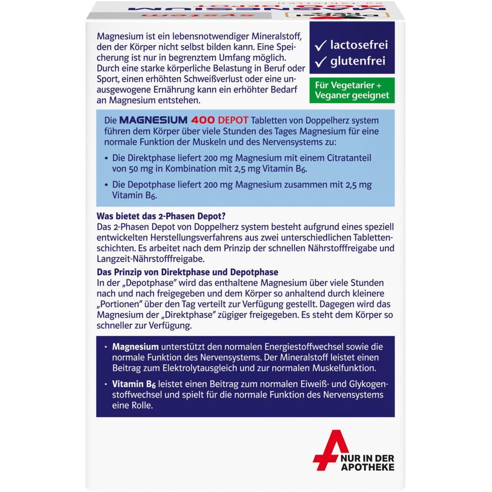 Doppelherz® Magnesium 400 DEPOT