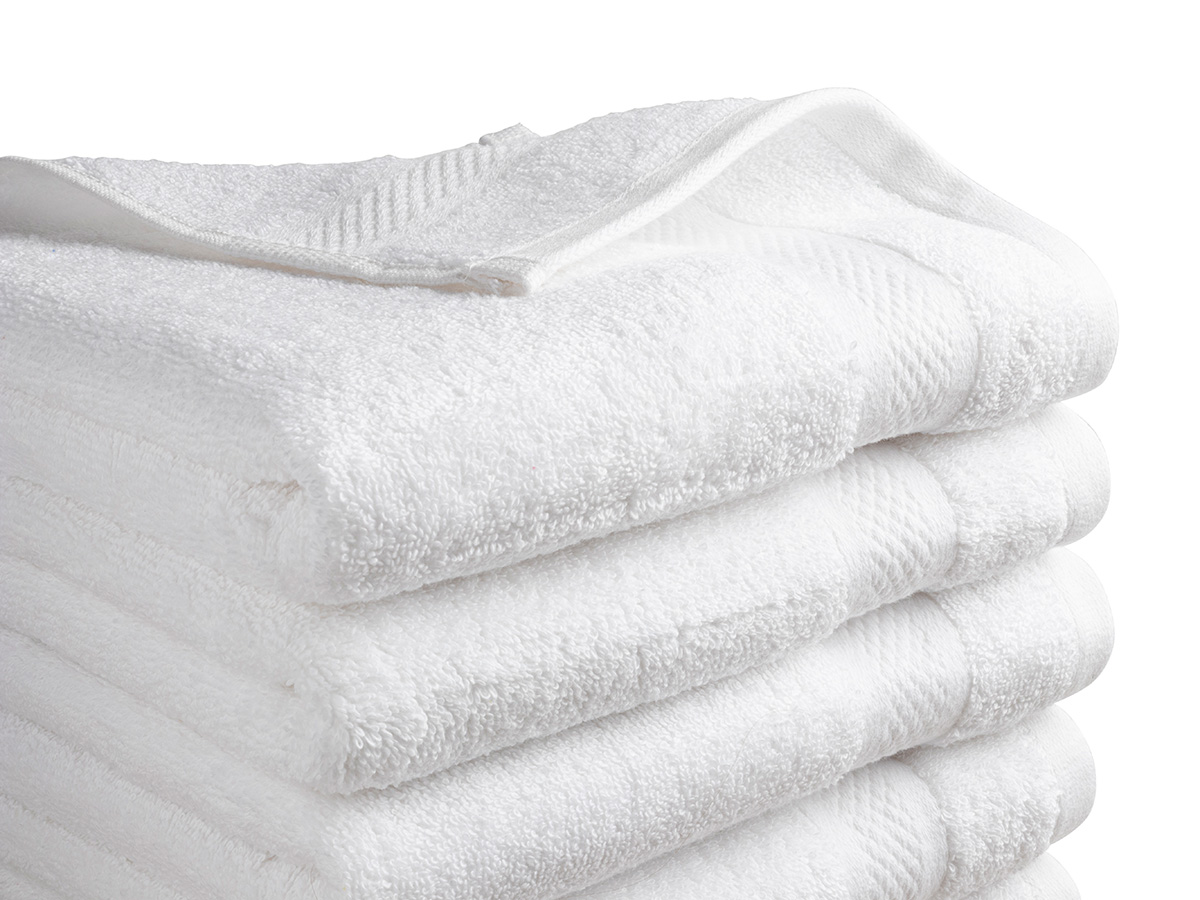 DoubleDry Hotel 50 x 100 cm set van 6 handdoeken - wit