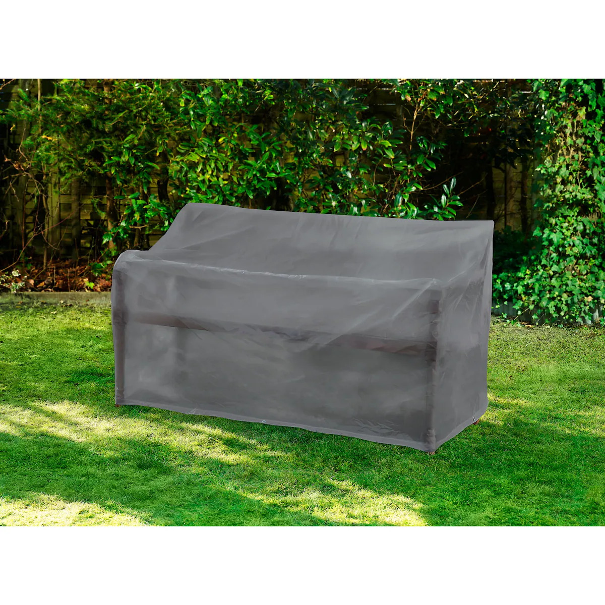 genialo - Abdeckhaube für Gartenbank - grau
