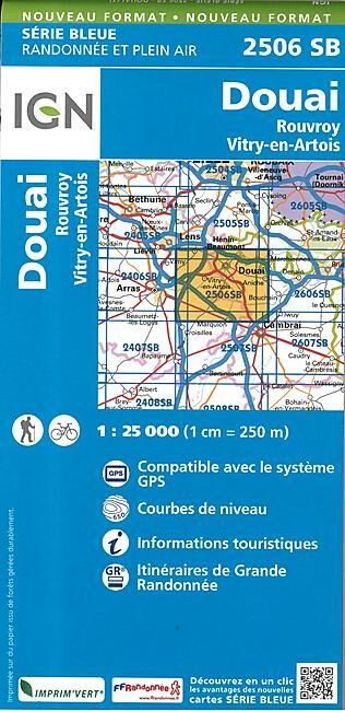 IGN - 2506 SB DOUAI 1 25 000