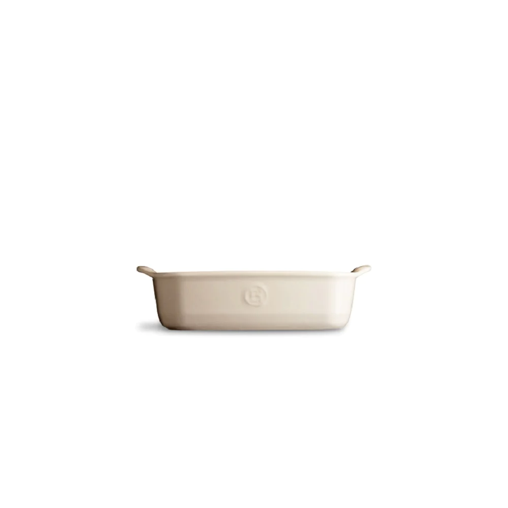 Plat à four rectangle beige 22 cm Emile Henry