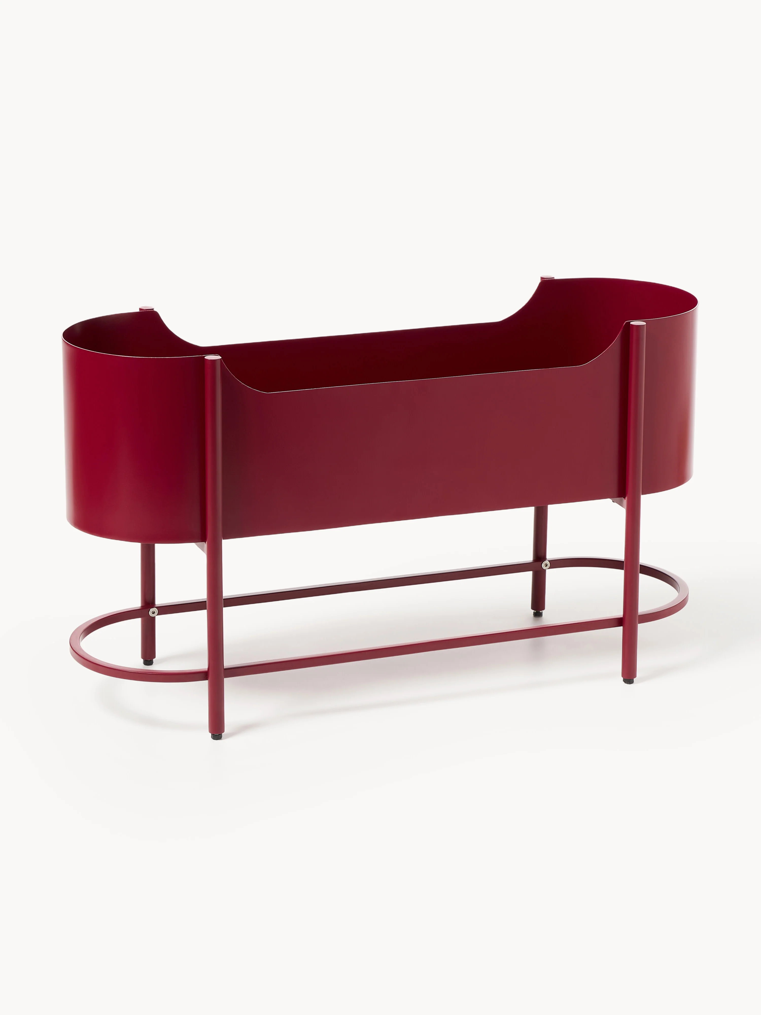 Metalen plantenbak Taru, H 45 cm