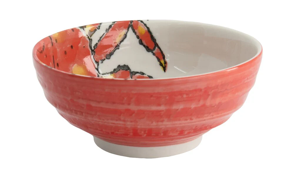 Tokyo Design Studio  Seafood Ramen skål, Crab Red - Ø18,5 cm.
