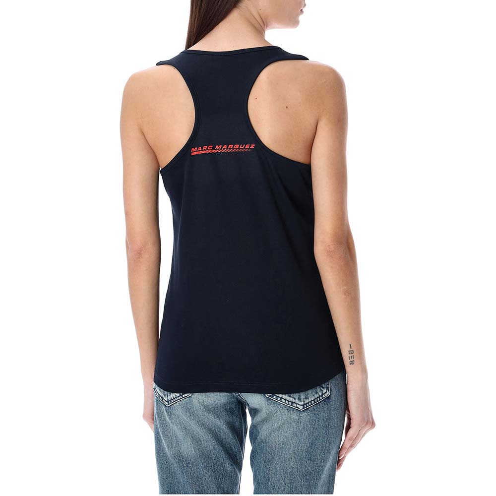 marc marquez - Débardeur femme Technical and Stripes Bleu / Rouge