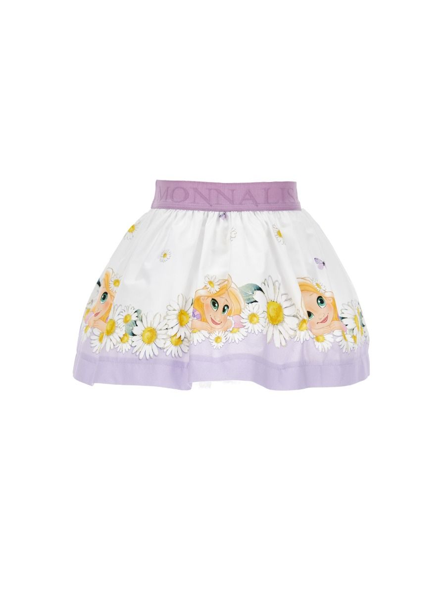 Monnalisa Rapunzel Poplin Skirt