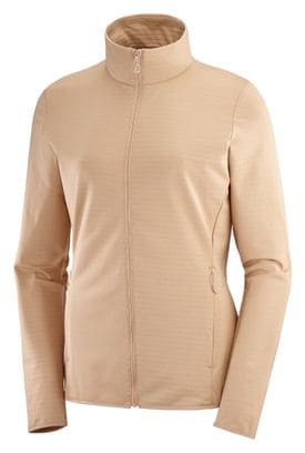 Veste Thermique Femme Salomon Outrack FZ Rose