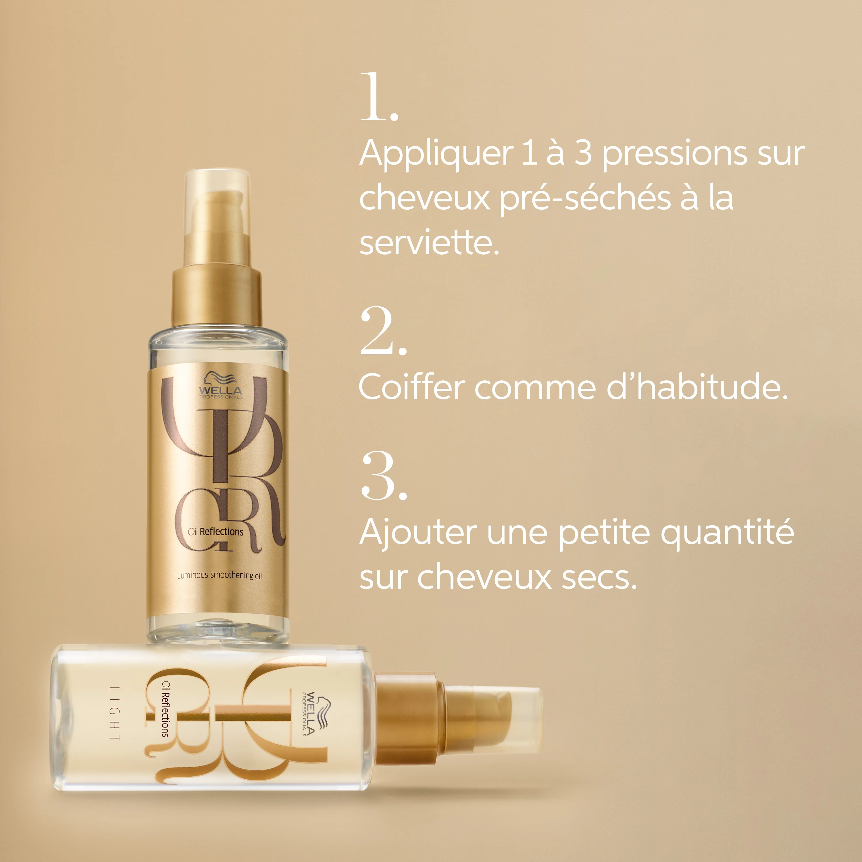 Oil Reflections Huile lissante sublimatrice de brillance pour tous types de cheveux |