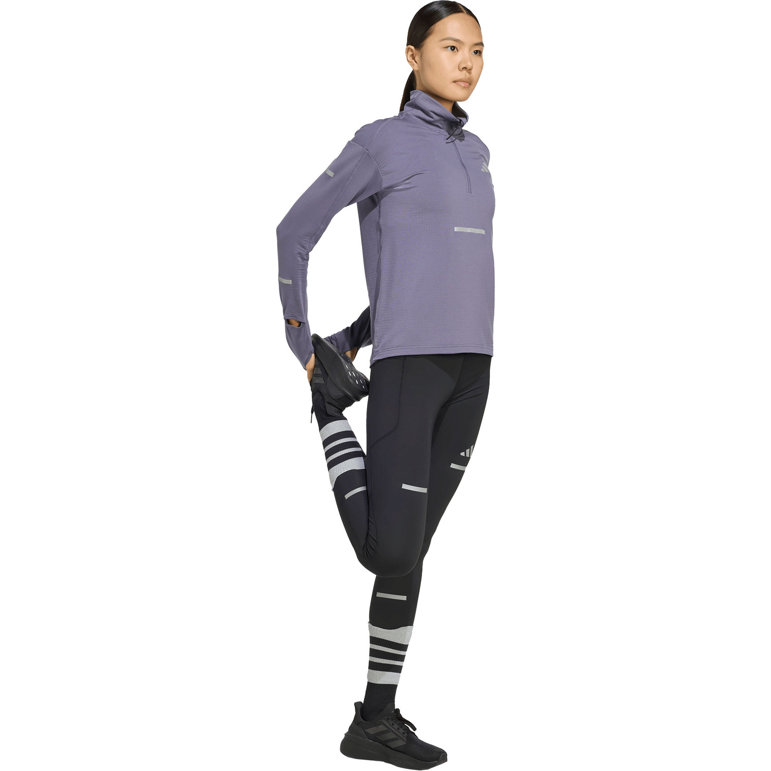adidas adi365 Long Sleeve 1/2-Zip Dames