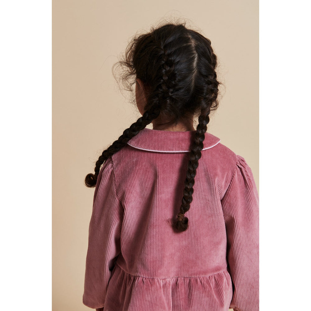Køb COPENHAGEN COLORS Rose Comb Corduroy Bluse W. Emb.