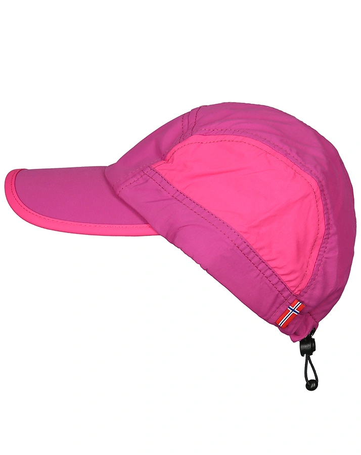 Sonnenschutz-Kids TROLL CAP XT mit Nackenschutz in lila/pink