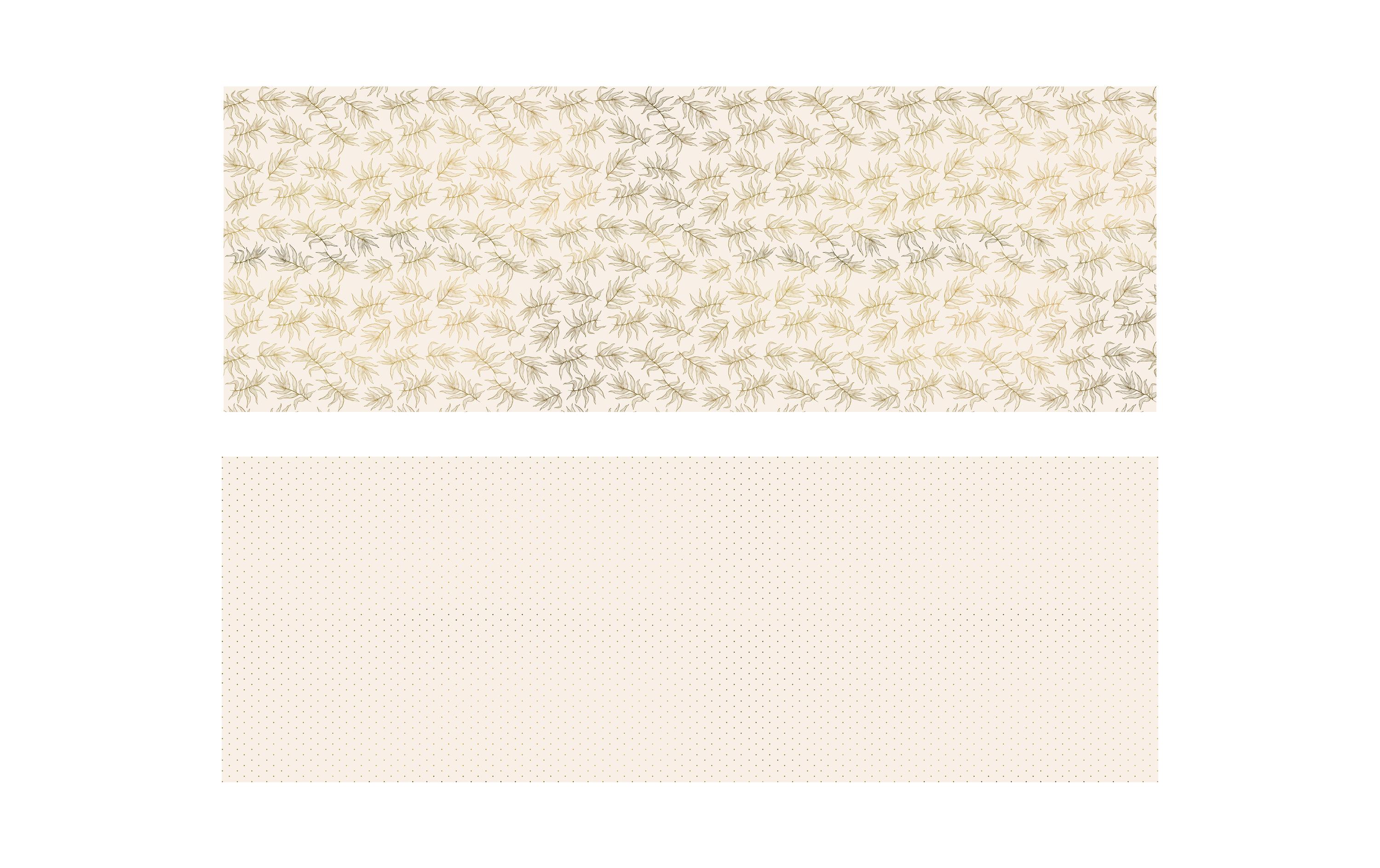Geschenkpapier 70 x 200 cm, 2 Stück, Gold/HellrosaGeschenkpapier mit Mustern