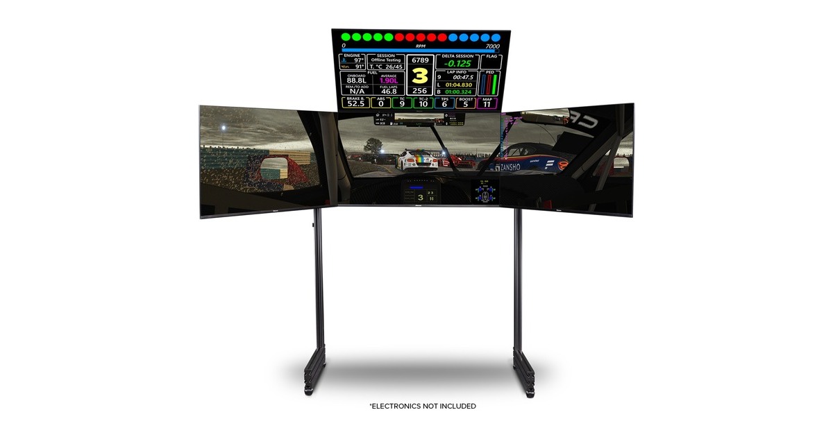Next Level RacingElite Quad Monitor standaard  (Zwart)