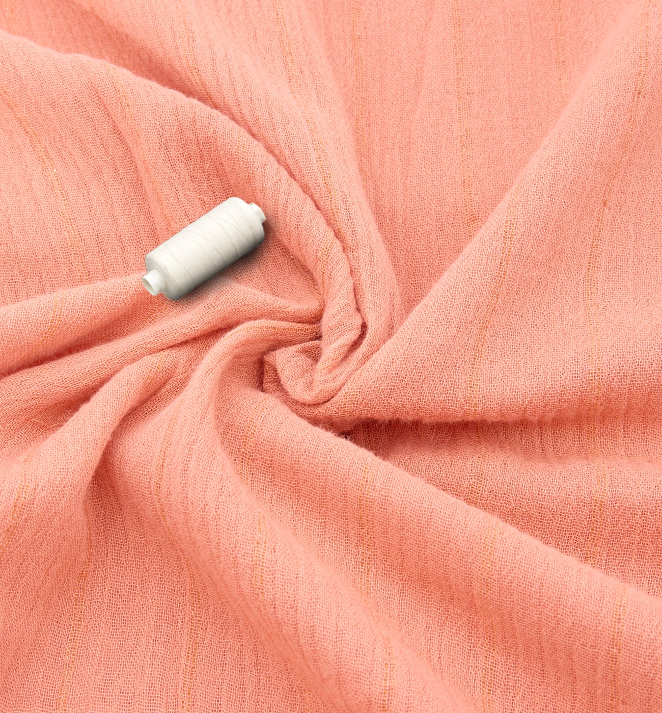 Coupon de 3 m gaze de coton - Rose