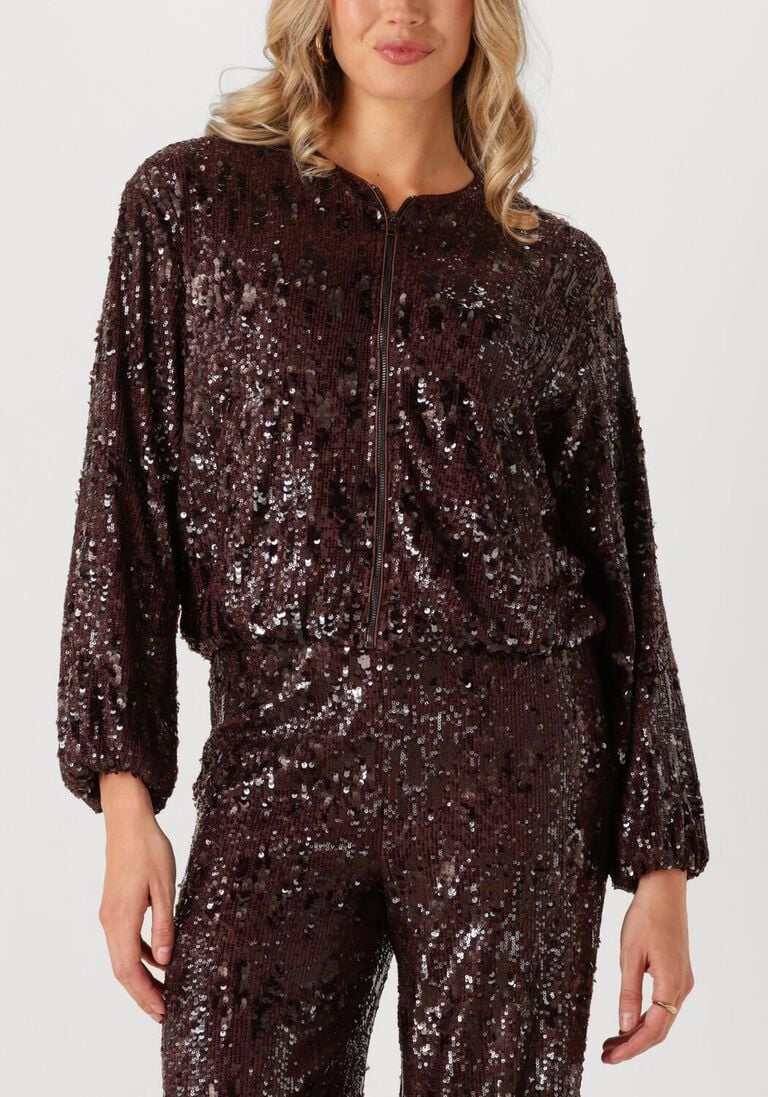 bruine co'couture jack sophiecc sequin balloon jacket