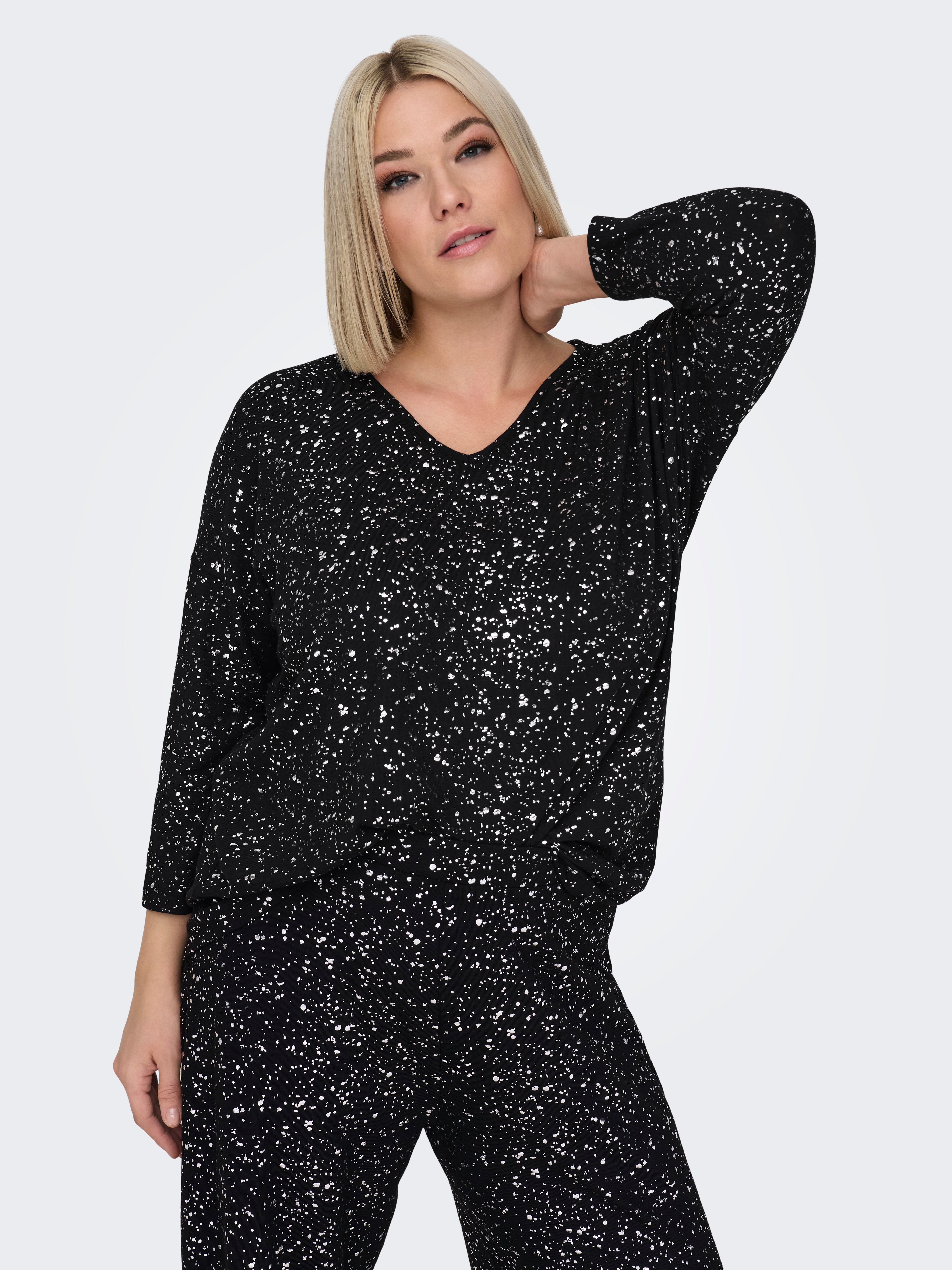 Wunderschönes glitzerndes Set Black