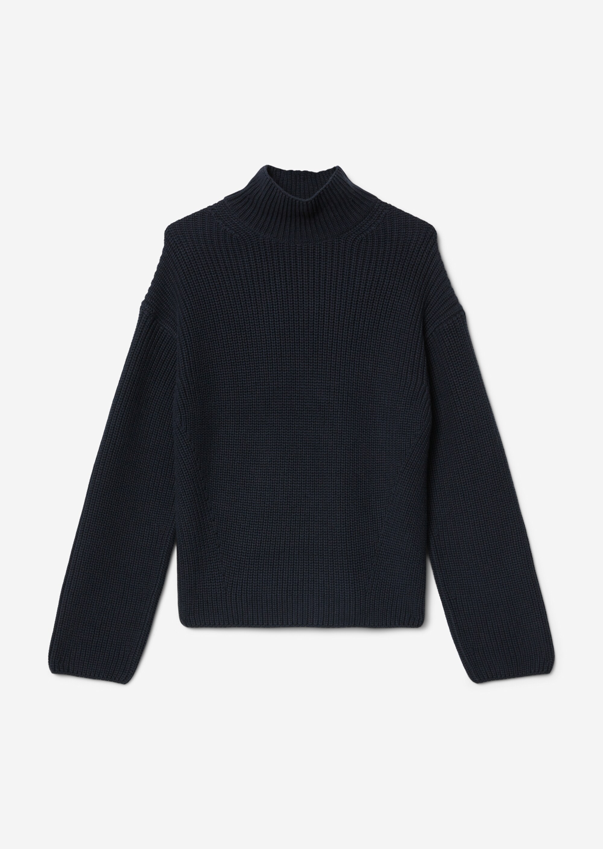 DfC Turtleneck-Strickpullover loose aus Heavy Weight Cotton
