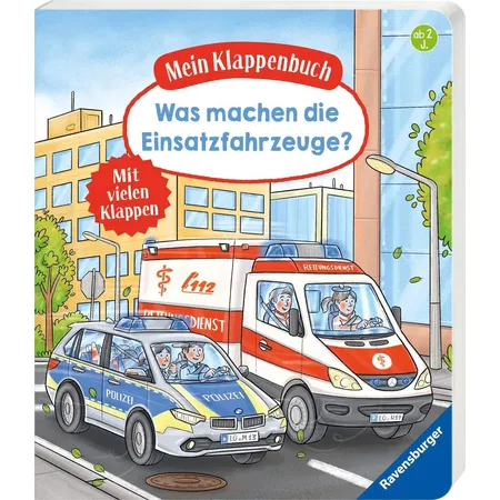 Ravensburger Mein Klappenbuch: Was machen die Einsatzfahrzeuge?