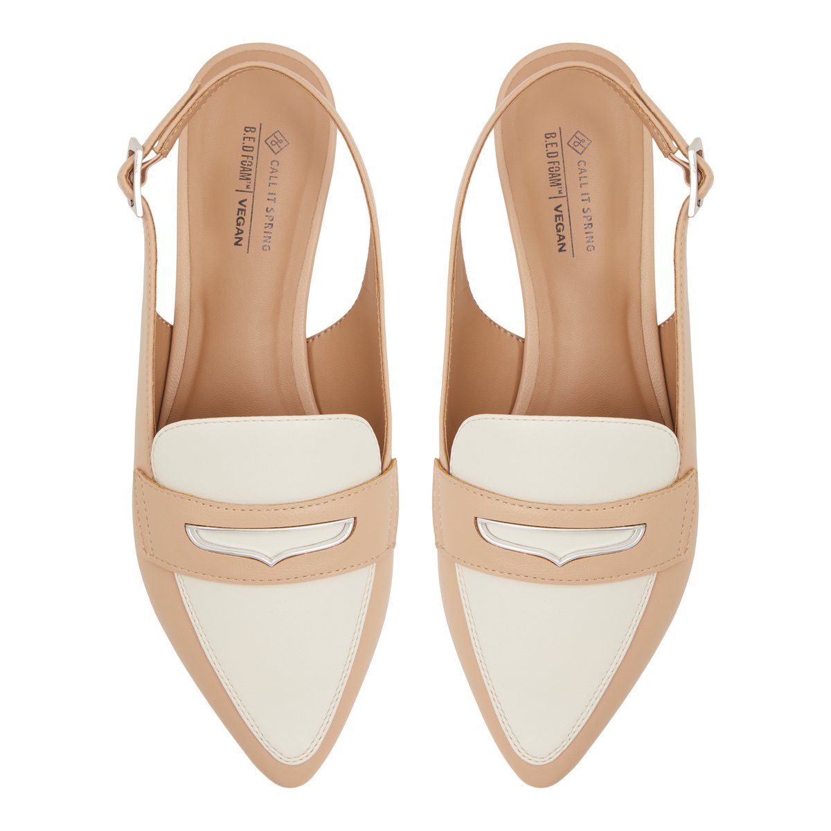 CALL IT SPRING-Elodiee-l-Flâneurs - Talon plat - Blanc/Oss