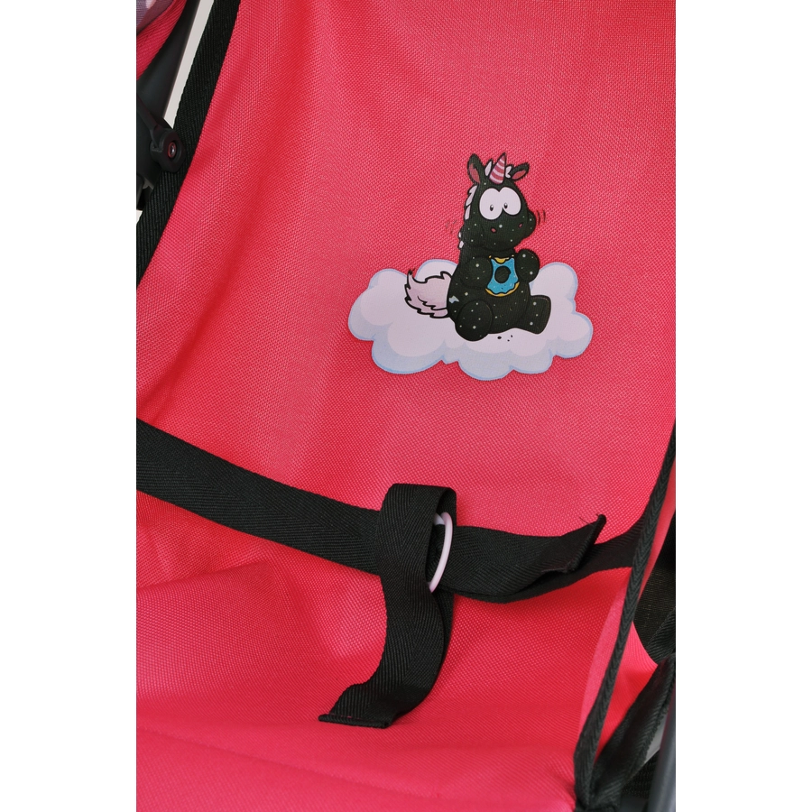 knorr toys® Puppenbuggy Liba NICI Theodor Carbon schwarz