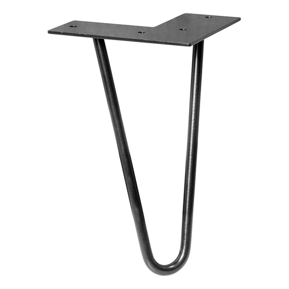 MØBELBEN WAGNER HAIRPIN 200MM SVART