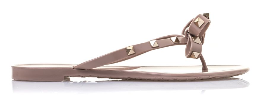Valentino Garavani Rockstud Flat Rubber Sandals