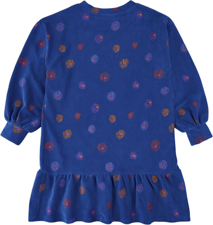 Soft Gallery SGIMANUELLA VELVET L_S DRESS True blue