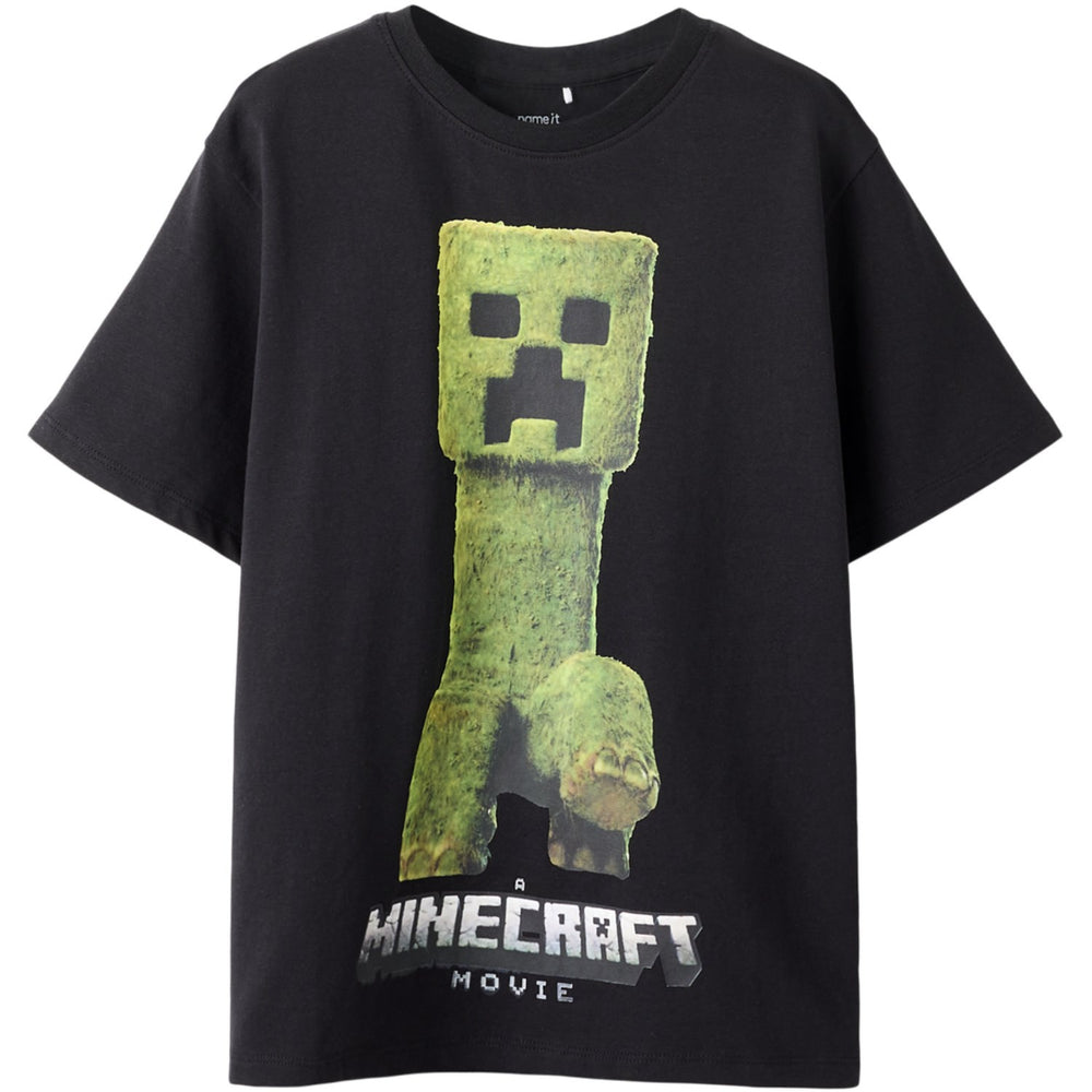 Køb Name It Black Nkmnoran Minecraft Ss Nreg Top Lnoos Bfu