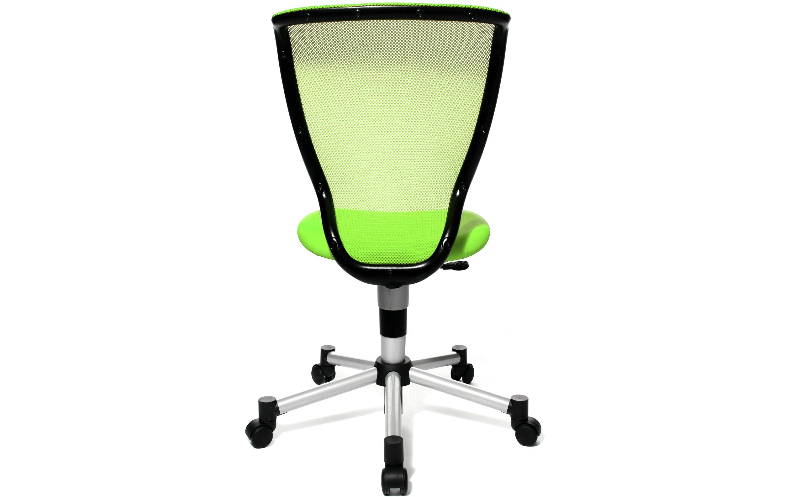Kinder Bürostuhl Titan Junior, Grün<br>Mitwachsender Design-Kinder- und Jugenddrehstuhl
